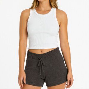 DYI Women's Sweater Felt Bottom Short Black Size Medium